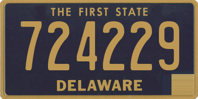 DE license plate 724229