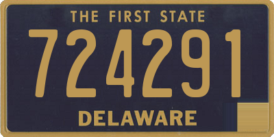 DE license plate 724291