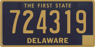 DE license plate 724319