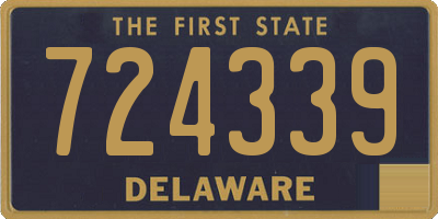 DE license plate 724339