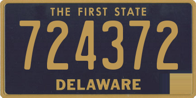 DE license plate 724372