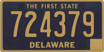 DE license plate 724379