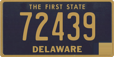 DE license plate 72439