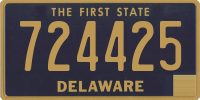 DE license plate 724425