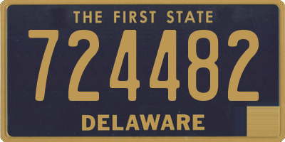 DE license plate 724482