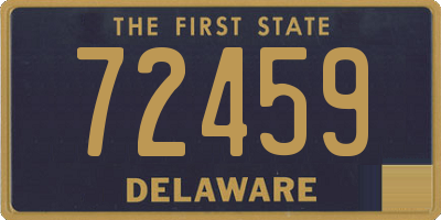 DE license plate 72459