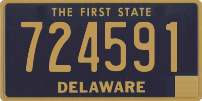 DE license plate 724591