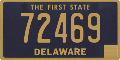 DE license plate 72469