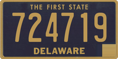 DE license plate 724719