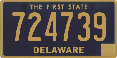 DE license plate 724739