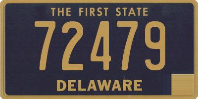 DE license plate 72479