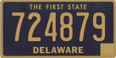 DE license plate 724879