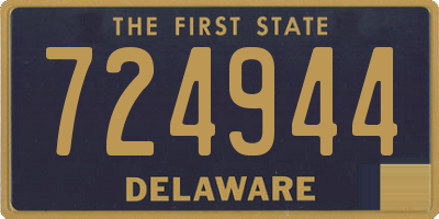 DE license plate 724944