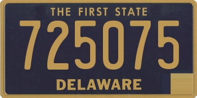 DE license plate 725075