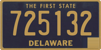 DE license plate 725132