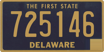 DE license plate 725146