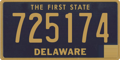 DE license plate 725174