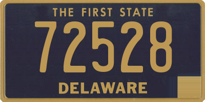 DE license plate 72528