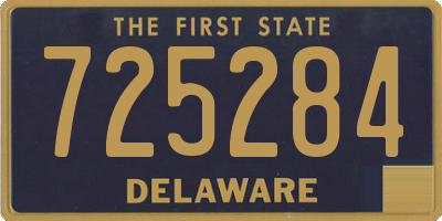 DE license plate 725284