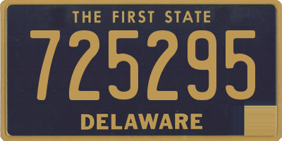 DE license plate 725295