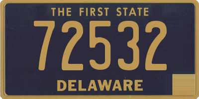 DE license plate 72532