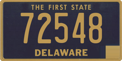 DE license plate 72548
