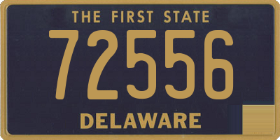 DE license plate 72556