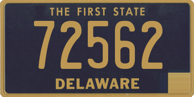 DE license plate 72562