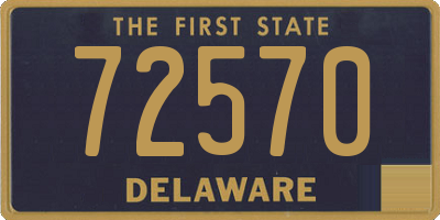 DE license plate 72570