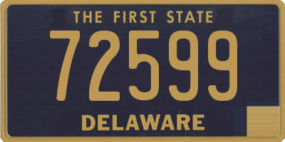 DE license plate 72599