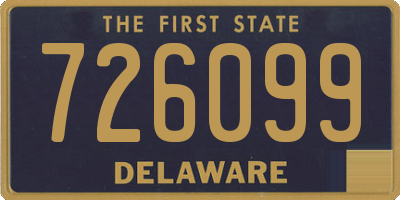 DE license plate 726099