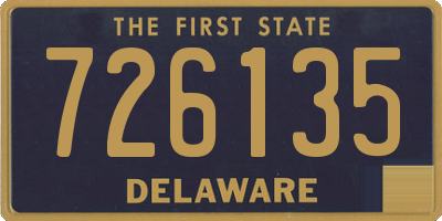 DE license plate 726135