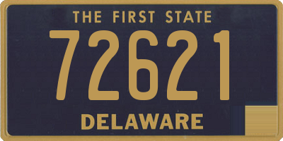 DE license plate 72621