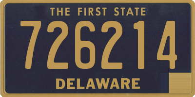 DE license plate 726214