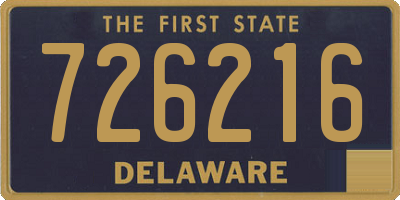 DE license plate 726216