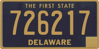DE license plate 726217