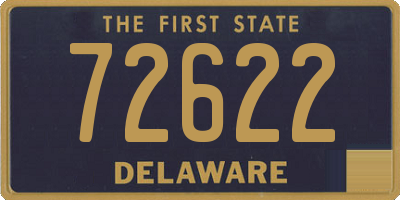 DE license plate 72622