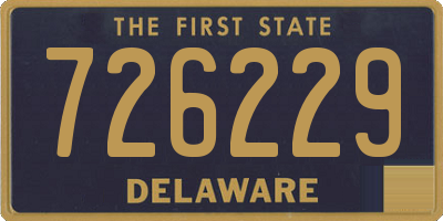 DE license plate 726229