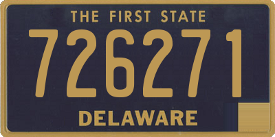 DE license plate 726271