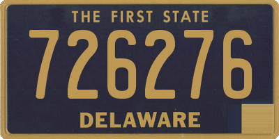 DE license plate 726276