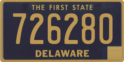 DE license plate 726280