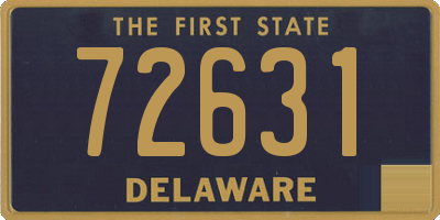 DE license plate 72631