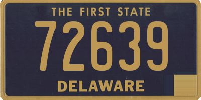 DE license plate 72639