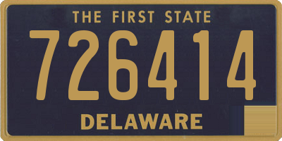 DE license plate 726414