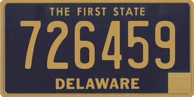 DE license plate 726459