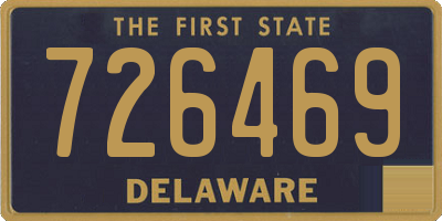DE license plate 726469
