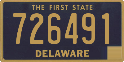 DE license plate 726491