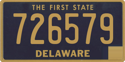 DE license plate 726579