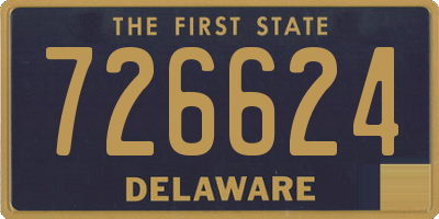 DE license plate 726624