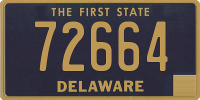 DE license plate 72664